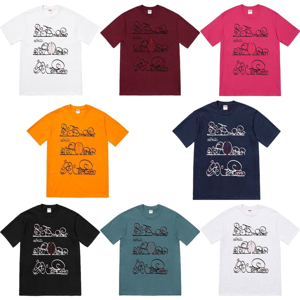 supreme system tee