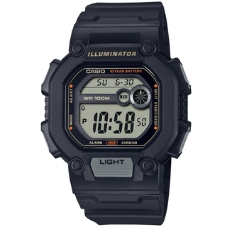 【CASIO】卡西歐十年電力野戰電子錶-黑 W-737HX-1A 臺灣卡西歐保固一年