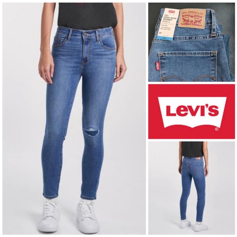 LEVI’S® WOMEN'S 721 HIGH-RISE SKINNY ANKLE JEANS
