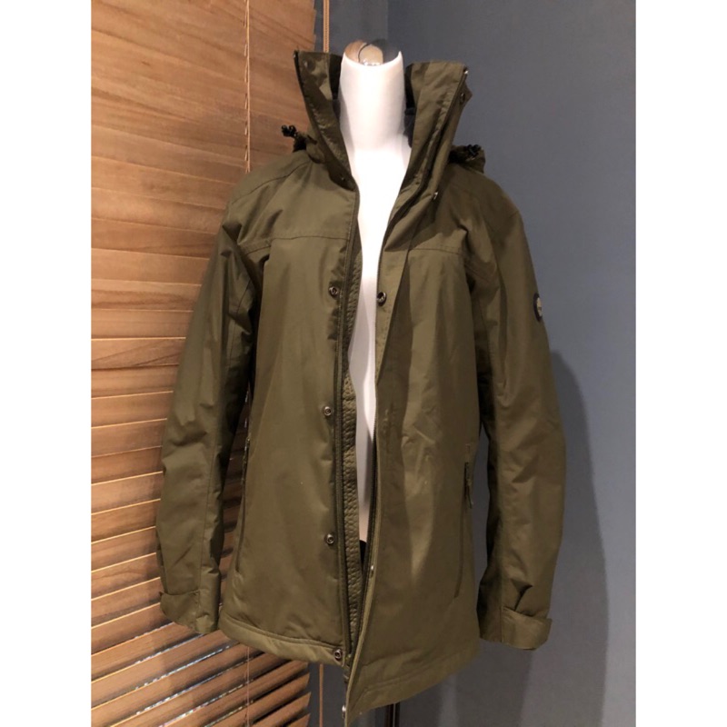 Timberland 經典墨綠色三合一高機能防水衝鋒衣外套 男版 防風 雪衣