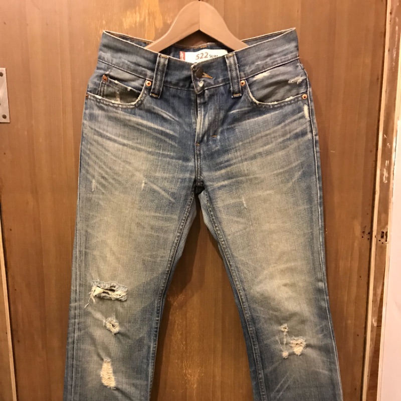 二手正品Levis 522牛仔褲W29L32陳冠希代言絕版（狀況良好）