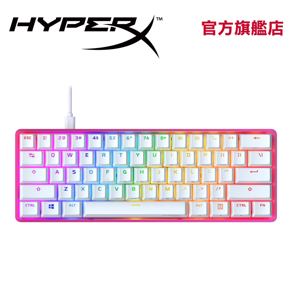 HyperX Alloy Origins 60  紅軸 機械式電競鍵盤(英文版)【HyperX官方旗艦店】
