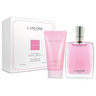 台灣現貨 Lancome蘭蔻 真愛奇蹟淡香精禮盒 淡香精50ML + 身體乳50ML