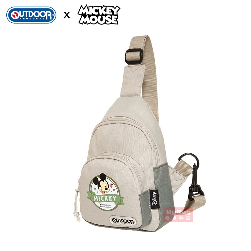OUTDOOR x Disney 單肩包 迪士尼 米奇與好朋友 聯名款 側背包 斜背包 ODDY22D02 得意時袋