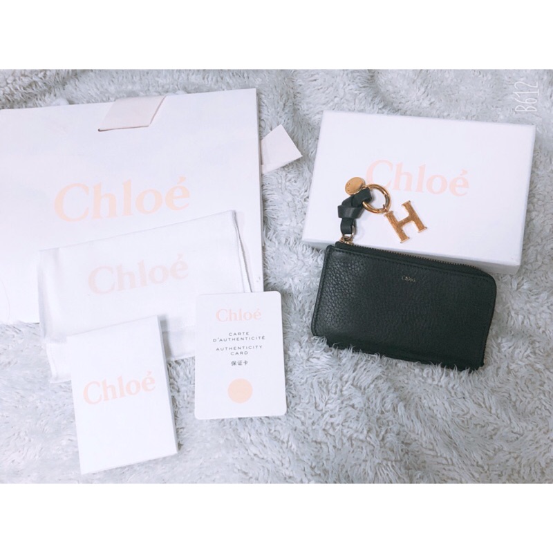 二手精品-CHLOE PORTAMONETE ALPHABET 零錢/卡夾包