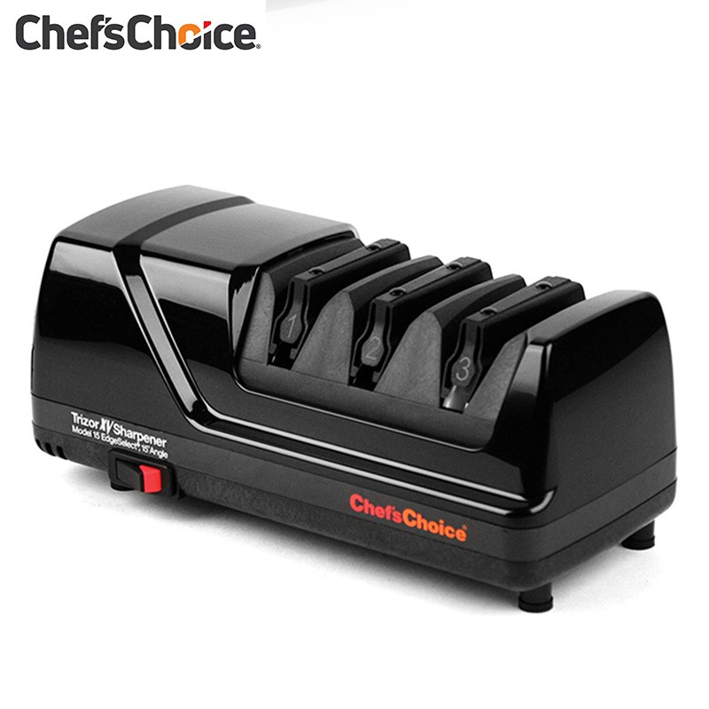 【Chef s Choice】Trizor XV 專業鑽石電動磨刀機 M15 黑色