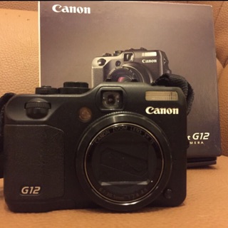 Canon G12相機 自拍 翻轉螢幕 黑色