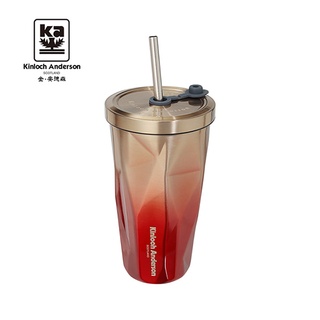 DOLEE 金安德森 316不鏽鋼晶鑽吸管保溫保冷杯 450ml