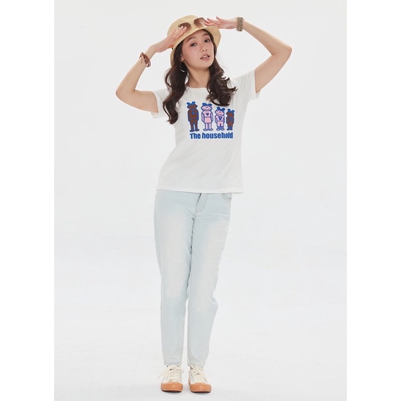 🦄GOES CLUB 女款⚡️ 2022(春夏）韓版可愛圖文休閒T恤（ 咖 ）-2色F❤️特價NT$1380