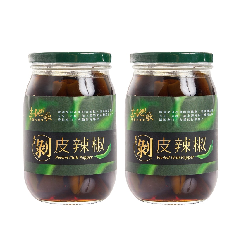 【蝦皮團購】花蓮市農會 土地之歌剝皮辣椒470G