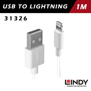 LINDY 林帝 APPLE認證 LIGHTNING(8PIN) 轉USB傳輸線