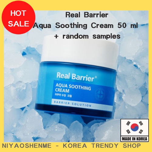 [Real Barrier] Aqua Soothing Cream 50 ml + 隨機樣品