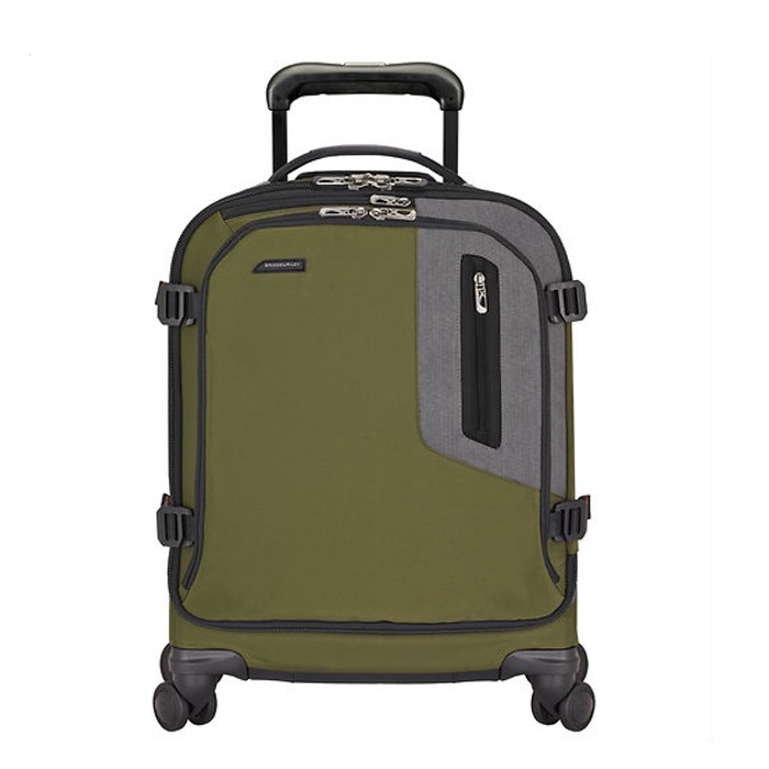 【終身保固 BRIGGS & RILEY BU221SPW-39 】BRX城市輕旅系列-寬版21吋行李箱(橄欖綠)