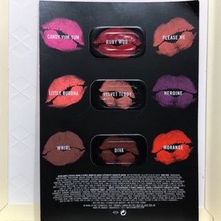 Mac 熱門唇膏 試用品 ruby woo, diva