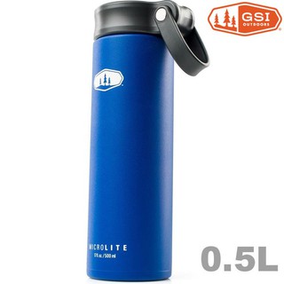 GSI MicroLite 500 Twist 輕量不銹鋼真空保溫瓶 0.5L 67132 藍Blue