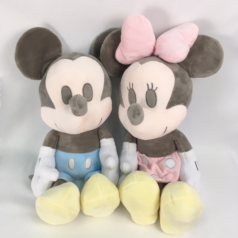 ❤️一對價💙 13” 日系米奇米妮淺色款 迪士尼 Disney Mickey Minnie 13吋 大娃娃