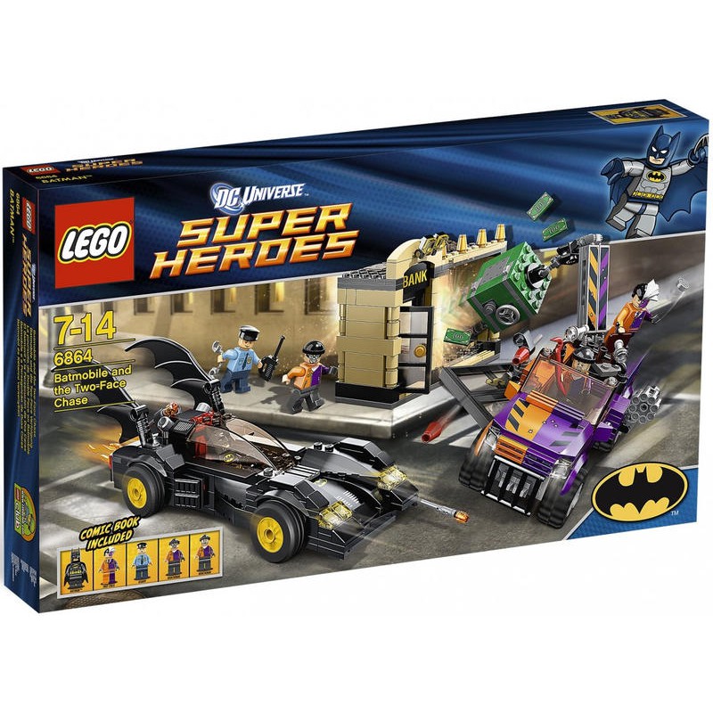 [玩樂高手附發票]公司貨 樂高 LEGO 6864 Batmobile and the Two Face Chase