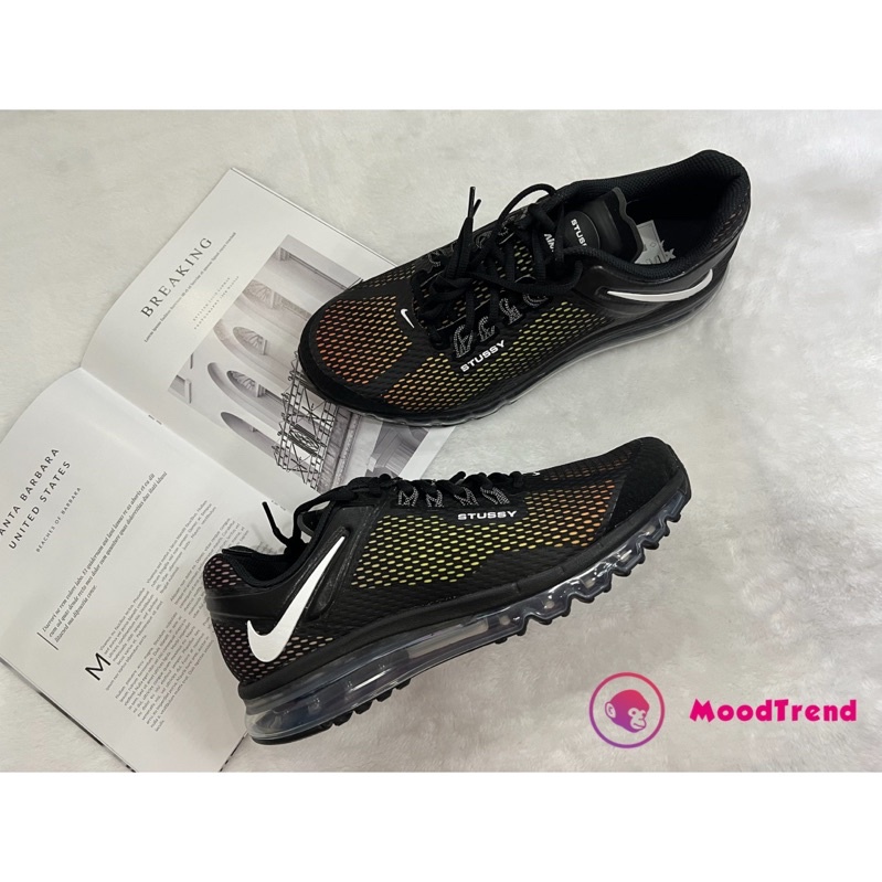 [現貨]Nike Air Max 2013 x Stussy Black（US10.5、US12)