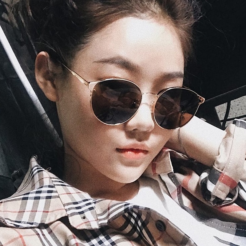 LASH ENDLESS 韓國品牌墨鏡｜復古經典款圓框水銀太陽眼鏡 女生品牌眼鏡框【幸子眼鏡】