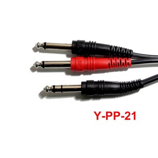臺灣製 Stander Y-PP-21 2米 Y型 一對二 二對一 立體聲轉兩頭單聲道 訊號線 導線 FS-6 可用