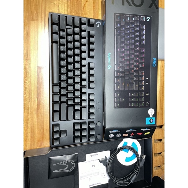 Logitech G 羅技 PRO X 電競鍵盤(青軸) RMA品