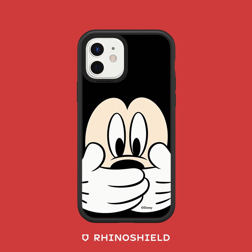 犀牛盾 適用於iPhone Mod NX邊框背蓋手機殼∣迪士尼-米奇系列/米奇摀嘴