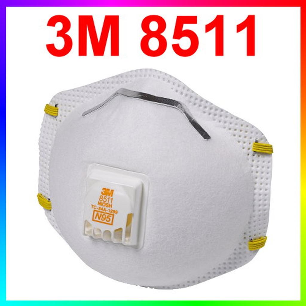 {CF舖}【附發票】3M 8511 N95防塵口罩10個(PM2.5 N95口罩 霾害 霧霾 8576 防毒面具 粉塵)