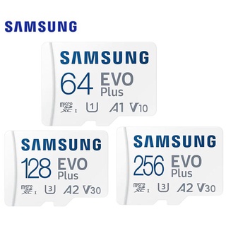 SAMSUNG 三星 64G 128G 256G EVO Plus microSD U3 UHS-I A2 記憶卡