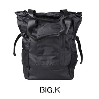 【BIG.K】2WAY 防潑水輕便抗撕裂尼龍兩用包 托特包/後背包 手提包 電腦包 筆電包 機能包 工裝