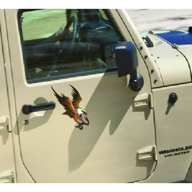 沛恩精品 汽車老鷹車貼貼紙 個性車貼 貼紙 適用 JIMNY Hilux Ranger CRV FORD KUGA