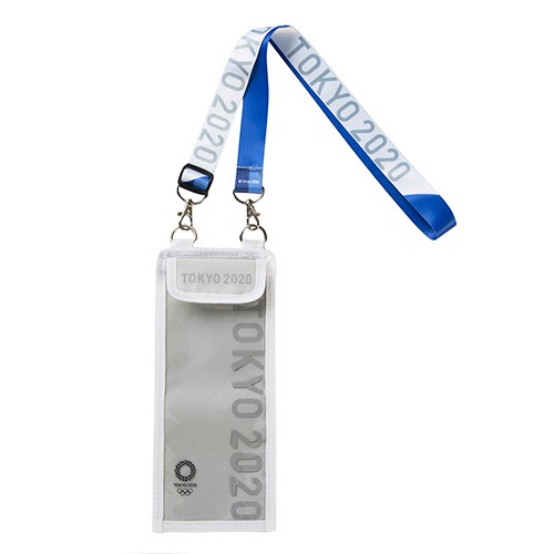 東京奧運 頸帶式票夾袋證件袋 藍色 東奧 紀念品週邊官方商品 現貨商品 售完為止
