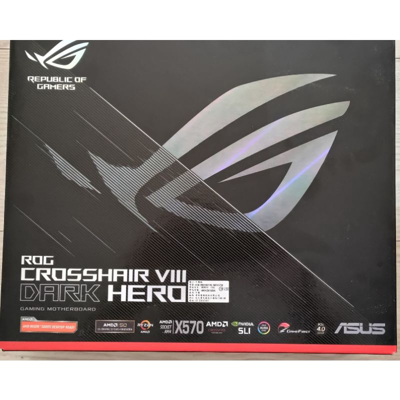 全新 華碩 Asus ROG CROSSHAIR VIII DARK HERO C8DH