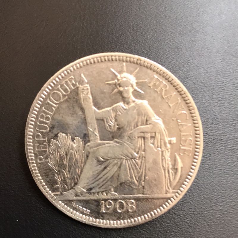 1908年法國銀幣