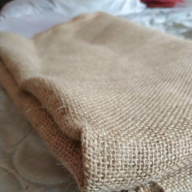 布料共和國粗麻布 黃麻布 麻布袋 麻編布天然自然 手作文創背景效果復古天然田園風