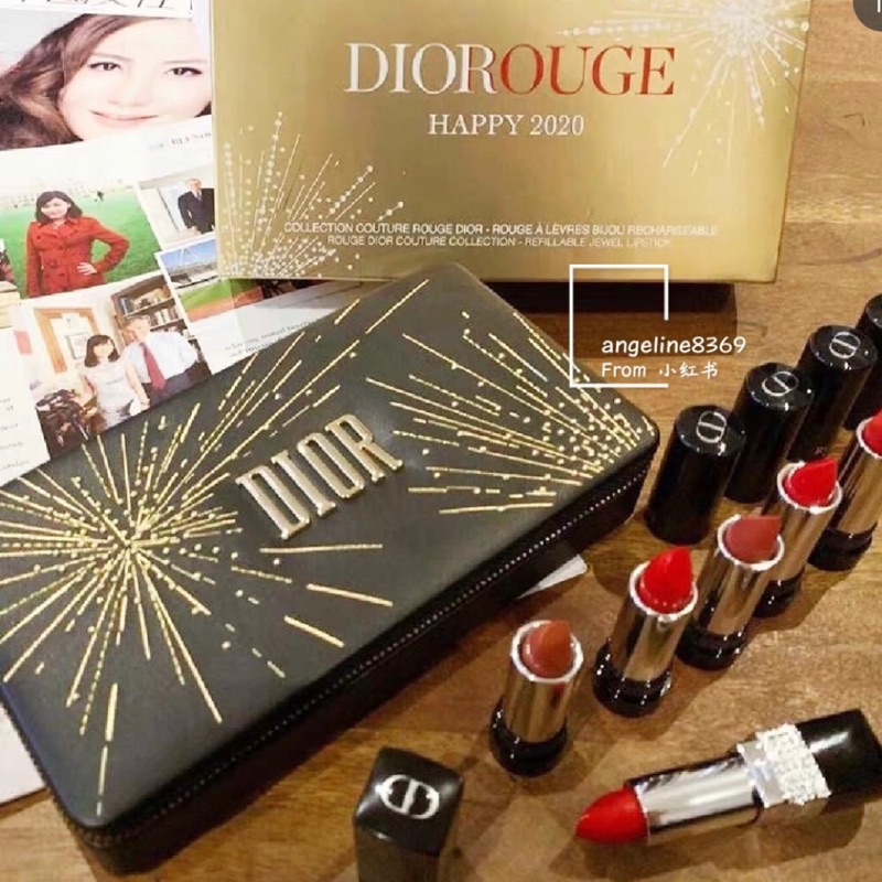 2019 Dior 聖誕限定口紅包 新品唇膏組合包、色號772、080、999、434、520 🇬🇧代購 現貨+預購