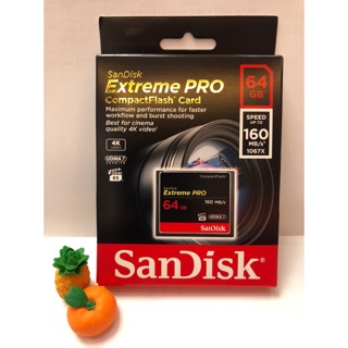SanDisk Extreme Pro CF 64G 64GB 160MB 1067X 記憶卡 群光公司貨