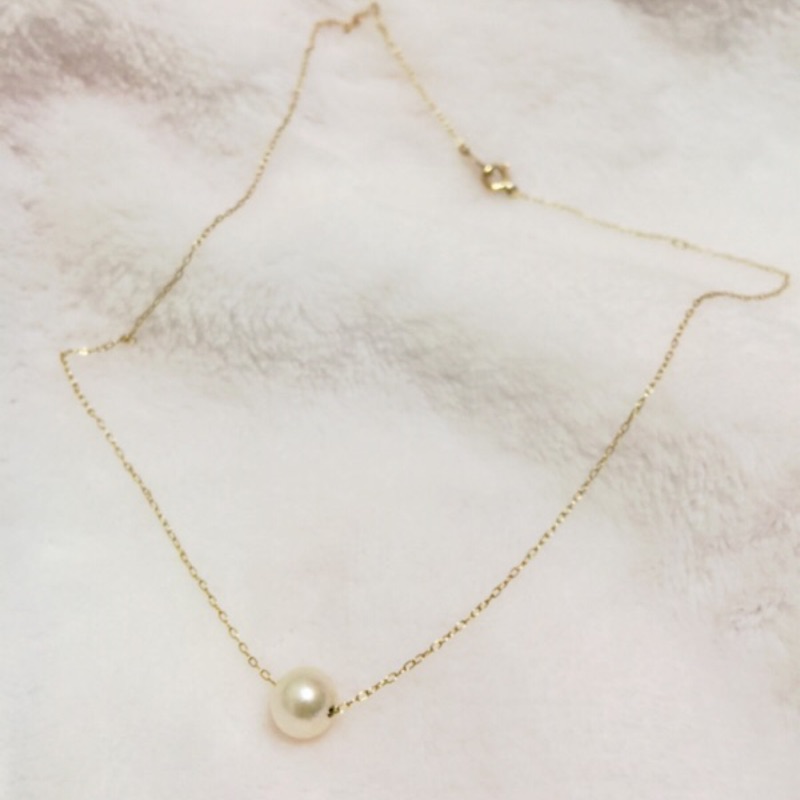 日本 單顆珍珠項鍊 似TASAKI / MIKIMOTO