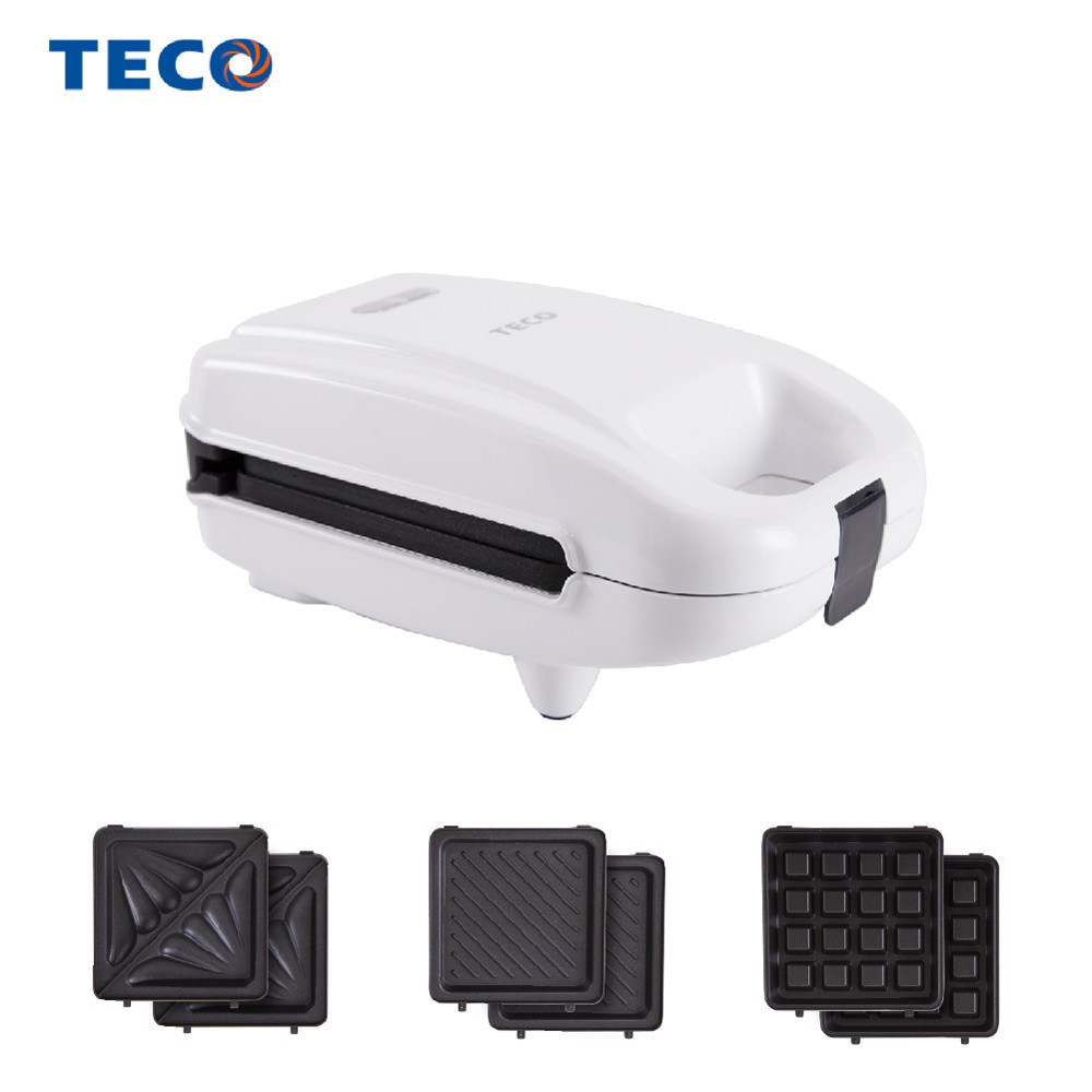 TECO東元 厚片熱壓三明治機(附鬆餅/三明治/帕尼尼烤盤) YP0501CB(加碼送3M 牙線棒)