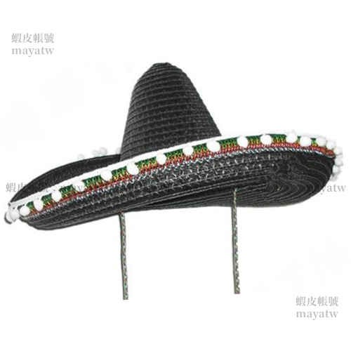 Prop A 021 Cos化裝舞會表演墨西哥帽子彩色墨西哥帽墨西哥帽 蝦皮購物