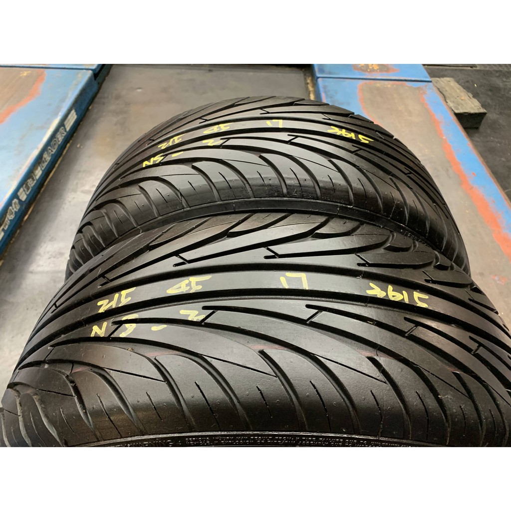 正順車業 中古輪胎中古胎落地胎維修保養底盤型號215 45 17 南港ns2 兩條 蝦皮購物