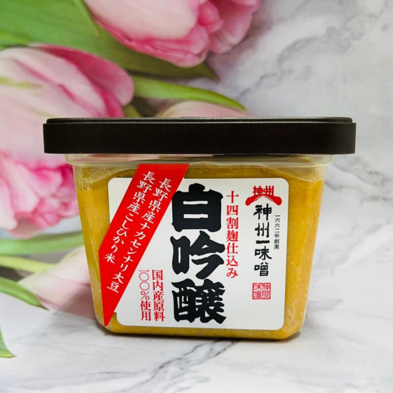 日本  神州一味噌  白吟釀 味噌  500g(盒）