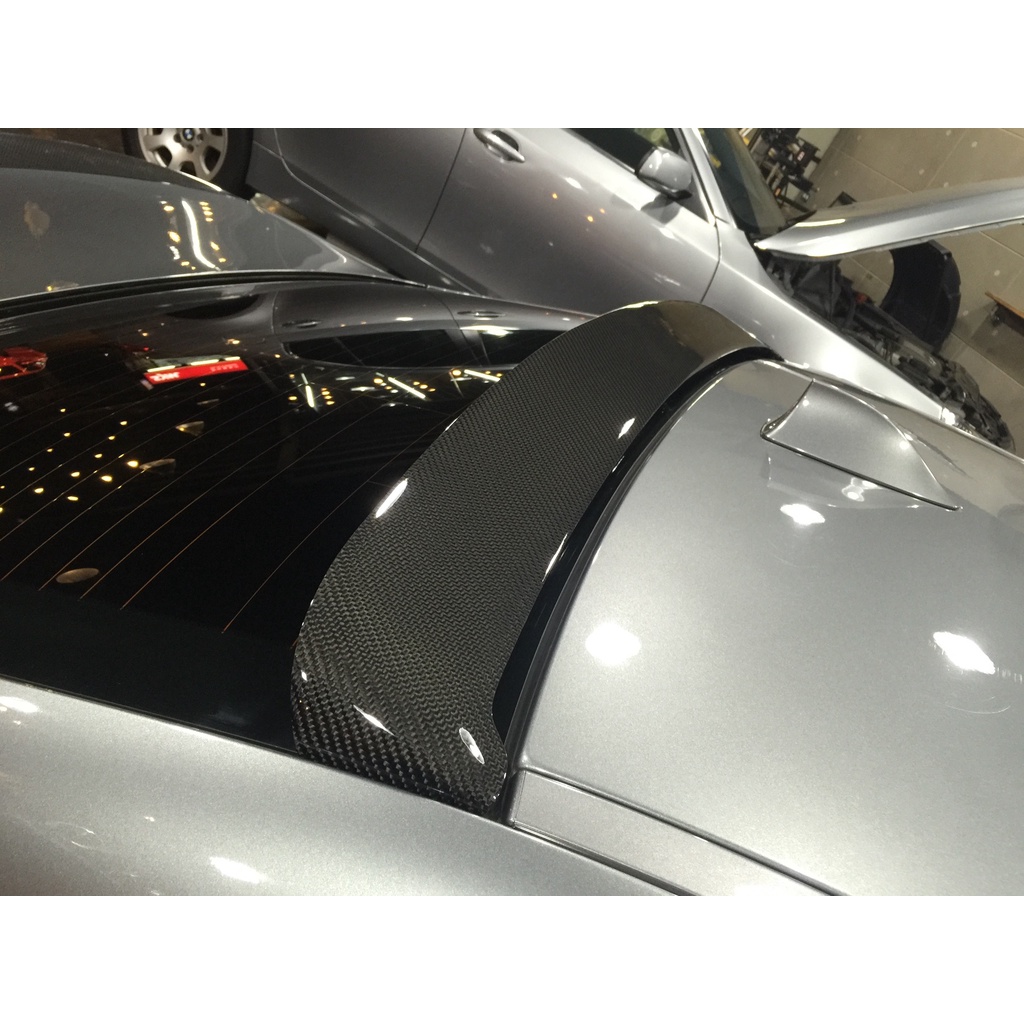 依馳國際 BMW F10 H款 碳纖維 後遮陽 後上遮 尾翼