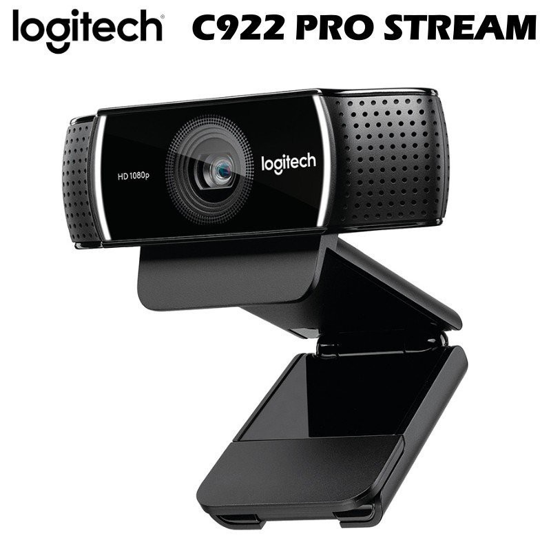 Logitech 羅技C922 PRO STREAM 網路攝影機附腳架背景更換FHD 視訊鏡頭 