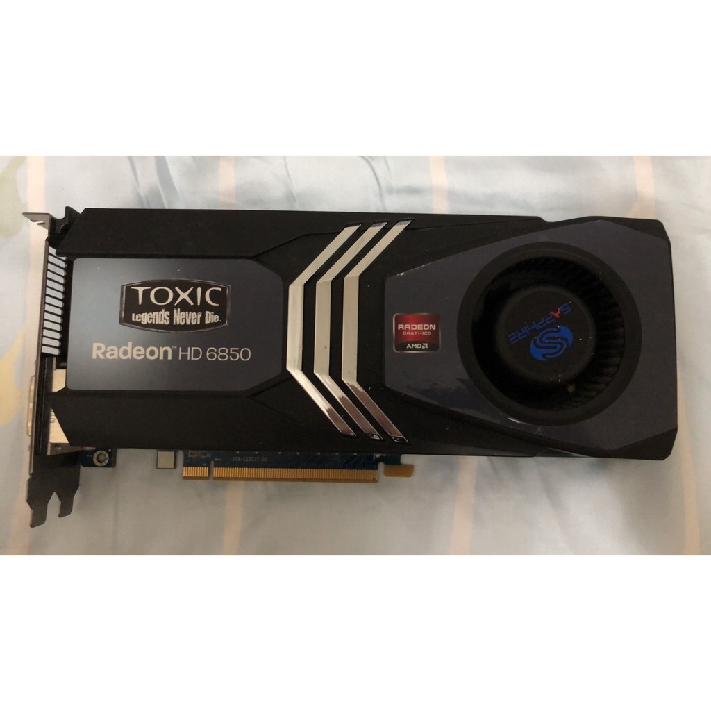 二手  顯卡 AMD 藍寶石 SAPPHIRE TOXIC Radeon HD6850 DDR5 1G