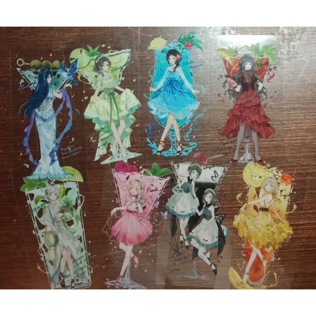 調酒擬人化同人透卡書籤 蝦皮購物