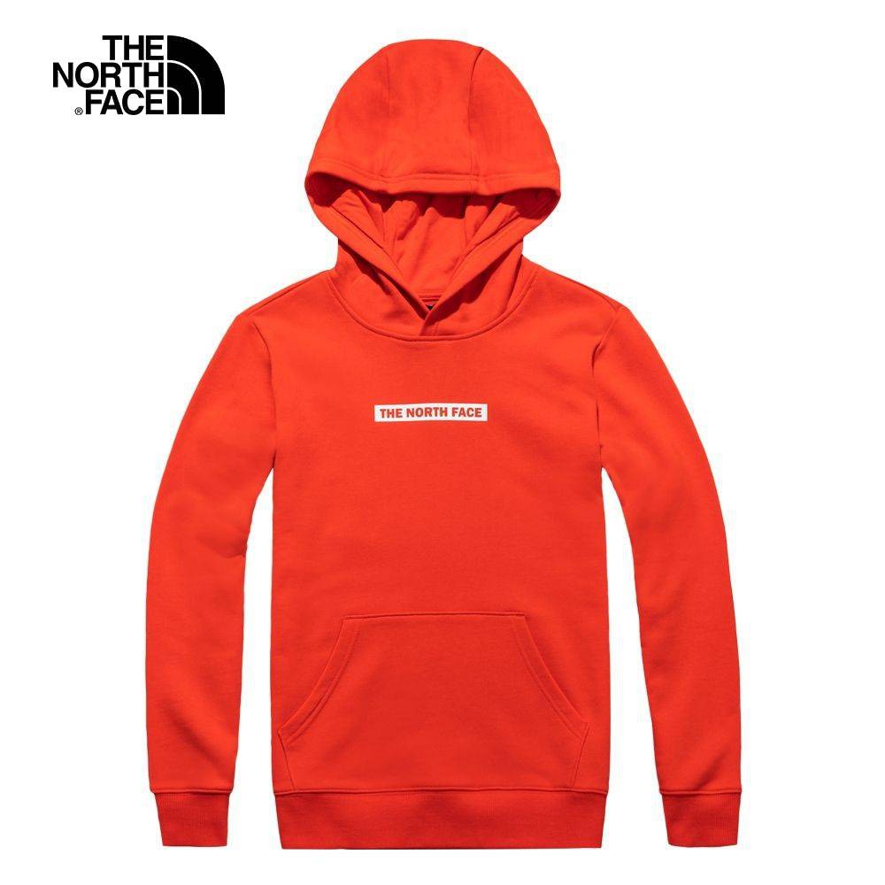 The North Face 男女 CNY S/S BOX GRAPHIC 連帽上衣 紅色 NF0A4UDK15Q
