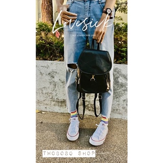🐑Twobobo Shop_精選 簡約百搭 拼接縫線設計 小羊皮後揹包❗️
