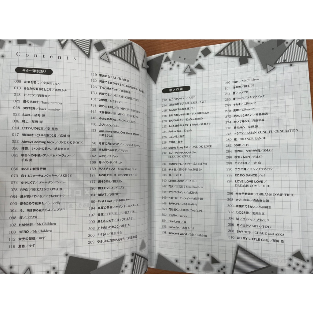 唱歌彈吉他 100首日本流行歌曲 Tab譜 星野源 Greeeen Akb48 初音ミク One Ok Rock 蝦皮購物