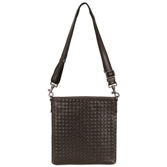 保證全新正品 BOTTEGA VENETA BV 經典編織 深咖啡 斜背包 郵差包 男女皆適用  特價