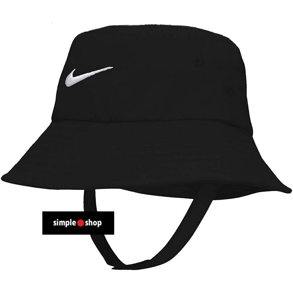 【Simple Shop】NIKE 刺繡 LOGO 漁夫帽 小童 防曬 UPF40+ 遮陽帽 帽子 7A2682-023